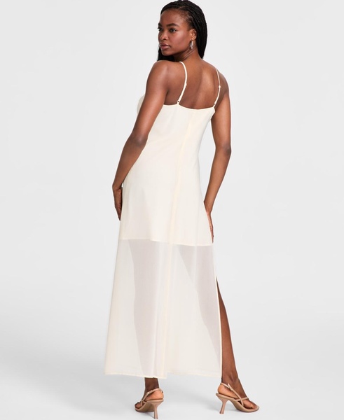 Women's Sheer Overlay Maxi Dress, Exclusively at Macy's