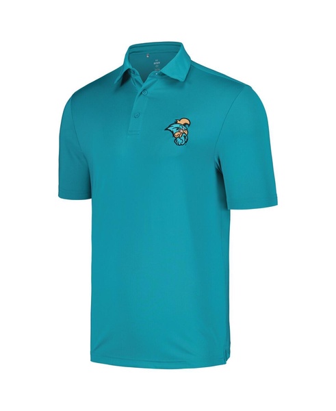 Men's Teal Coastal Carolina Chanticleers Tee To Green Polo Shirt