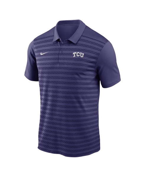 Men's Purple TCU Horned Frogs 2024 Sideline Victory Coaches Performance Polo
