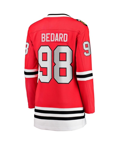 Women's Connor Bedard Red Chicago Blackhawks Home Breakaway Player Jersey