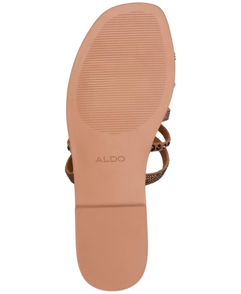 Women's Lindya Embellished Strappy Toe-Loop Flat Sandals