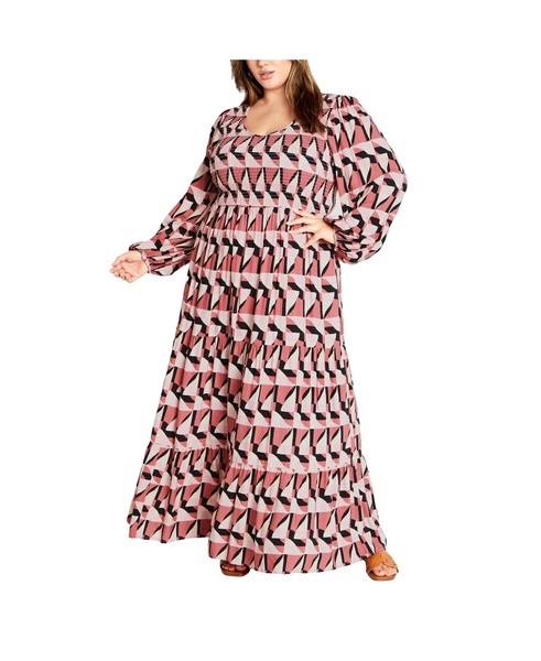 Plus Size Jayden Print Maxi Dress
