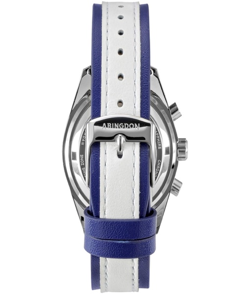 Women's Jordan Chronograph Multifunctional Cobra Blue Leather Strap Watch, 40mm
