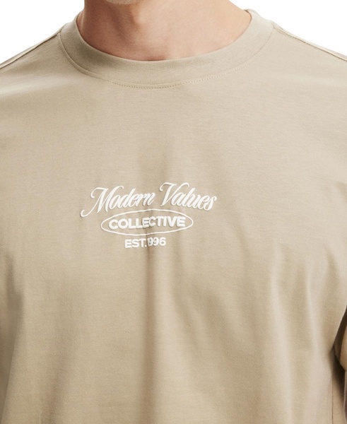 Men's Box Fit Text T-Shirt