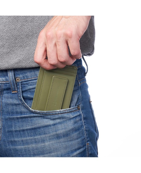 Mens RFID Minimalist Money Clip Front Pocket Wallet Slim ID Holder