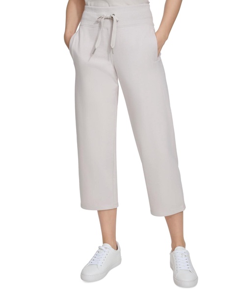 Women's Cropped Drawstring-Waist Pants