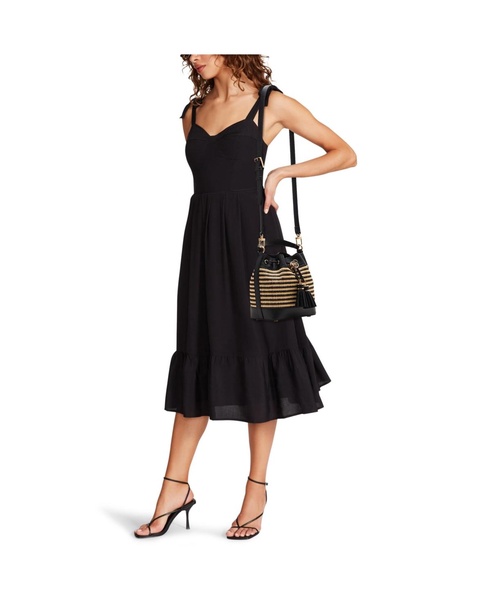 Convertible Strap Small Bucket Bag