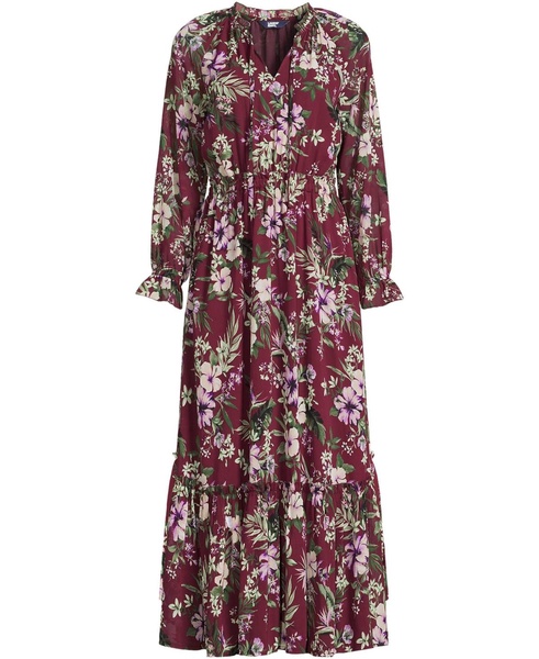 Women's Chiffon Midi Dress