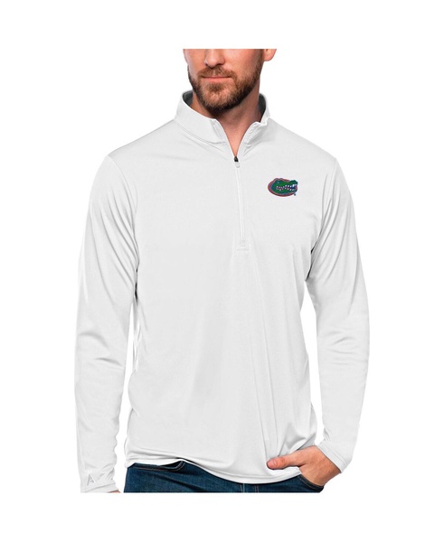 Men's White Florida Gators Tribute Quarter-Zip Top