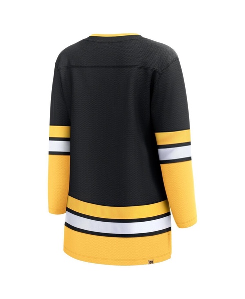 Women's Black Boston Bruins 100th Anniversary Premier Breakaway Jersey