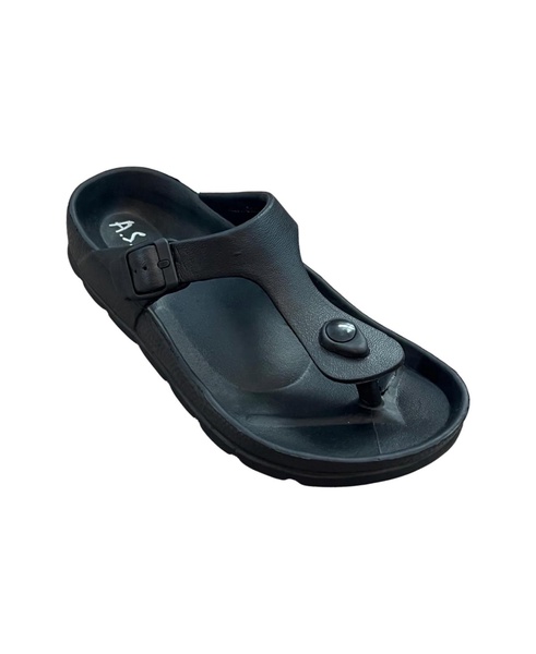 Women s Comfort Slide Thong Buckle EVA Flat Sandal