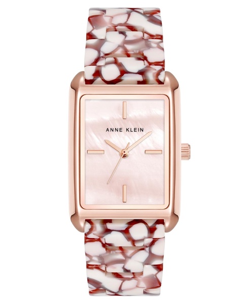 Women's Quartz Red and Pink Acetate Bracelet Watch, 26mm