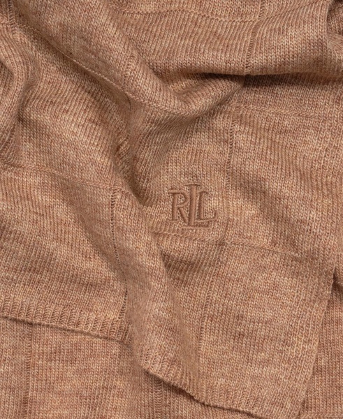 Grid Texture Knit Wrap