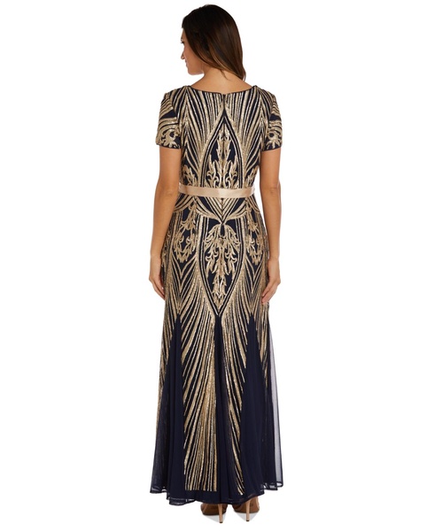 Sequined Belted Dress