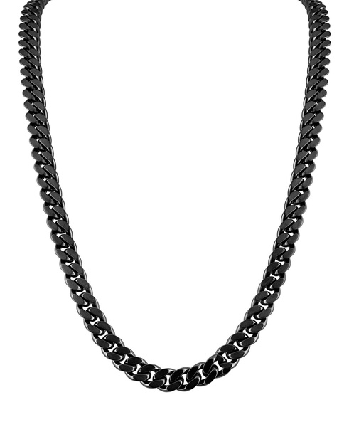 Gray & Rose Gold-Tone IP Stainless Steel Link 24" Necklace