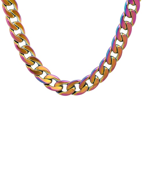 Men's Ion Plating Stainless Steel Cuban Link Necklace