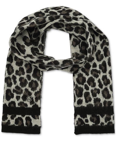 Women's Brushed Three Color Leopard Scarf