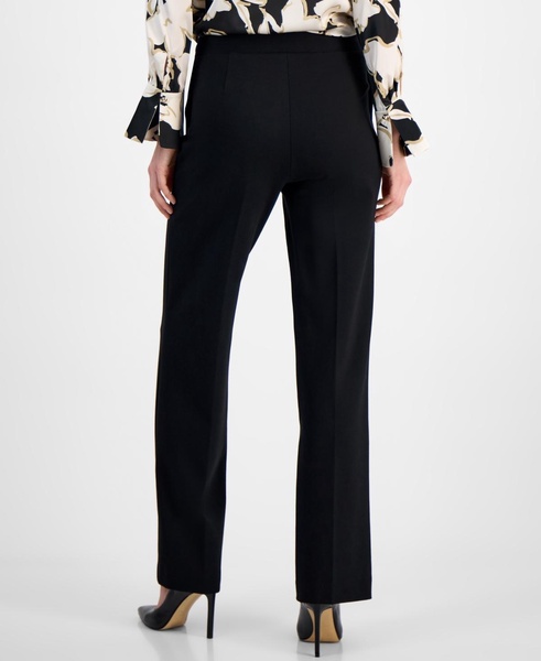 Women's Sailor-Pocket Mid-Rise Wide-Leg Pants