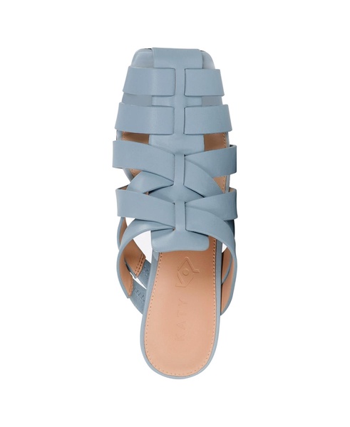 Women's The Puebla Fisherman Square Toe Heel Mules