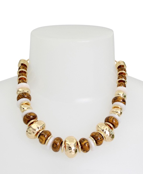 Mixed Beaded Statement Necklace