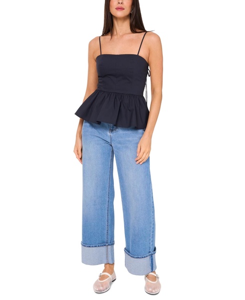 Women's Cotton Peplum Top