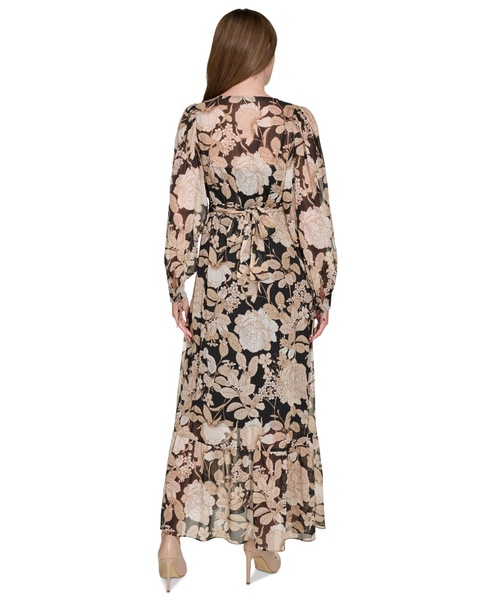 Women's Floral-Print Maxi Dress