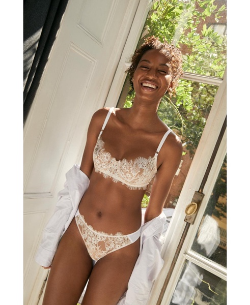 Women's Entice Unlined Underwire Lace Balconette Bra