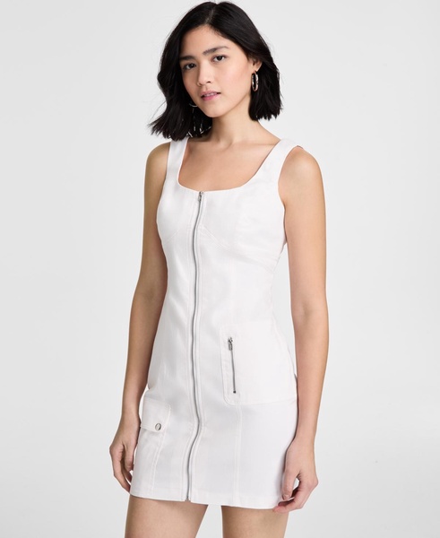 Women's Sleeveless Sweetheart Cargo Mini Dress, Exclusively at Macy's