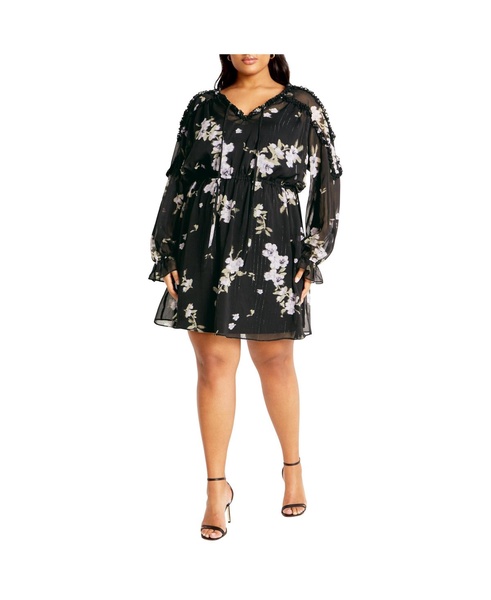 Plus Size Amira Print Dress