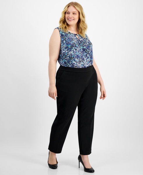 Women's Mid-Rise Slim-Leg Pull-On Pants