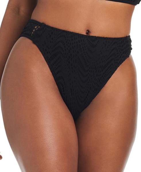 Women's Crochet High-Rise Side-Tab Bottoms, Created for Macy's