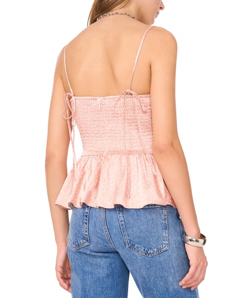 Women's Printed Peplum Top