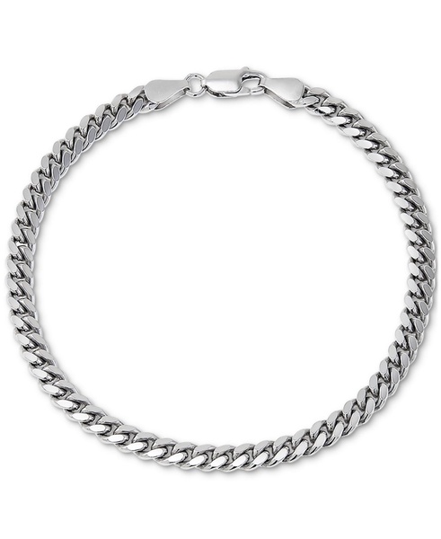 Men's Cuban Link Bracelet in 18k Gold-plated Sterling Silver & Sterling Silver