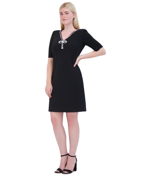 Women's Embellished A-Line Dress