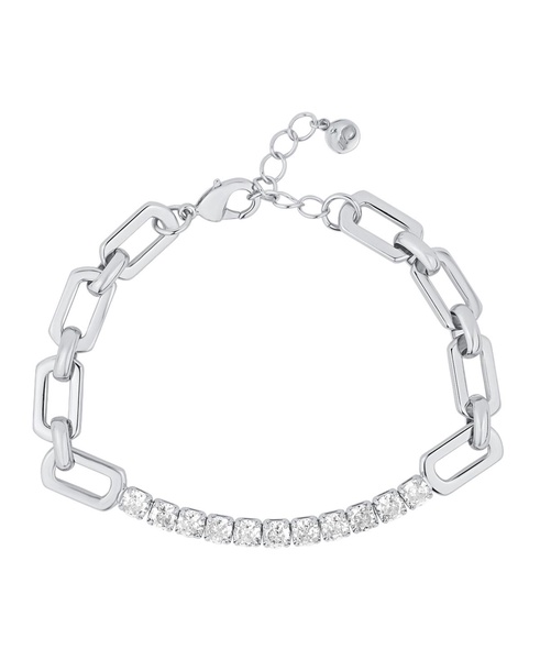 Cubic Zirconia Link Bracelet