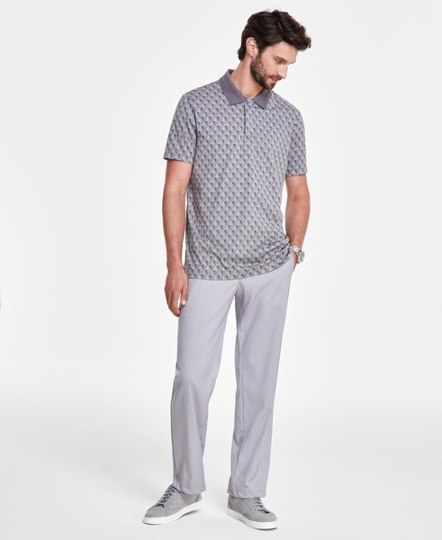 Men's Geometric Pattern Polo Shirt, Created for Macy's