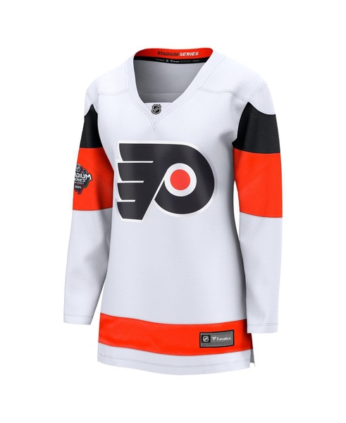 Women's White Philadelphia Flyers 2024 NHL Stadium Series Breakaway Jersey