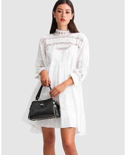 Unforgettable Oversized Lace Mini Dress