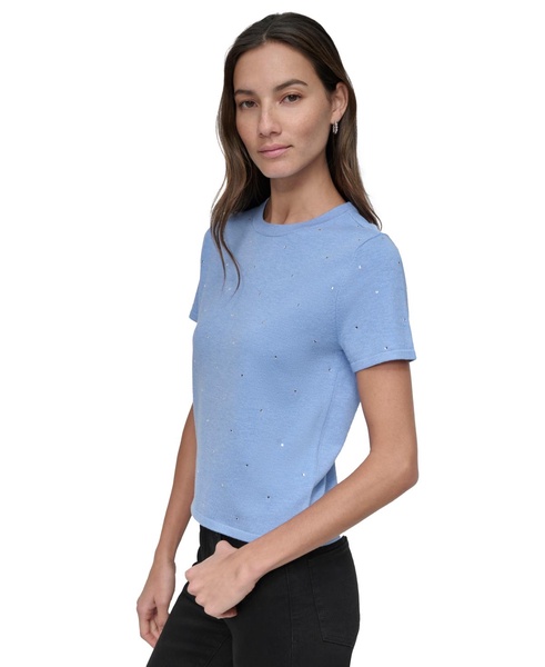 Women's Studded Short-Sleeve T-Shirt