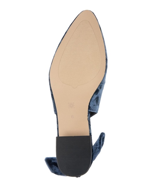 Women's Torna Velvet Slingback Block Heel Pumps