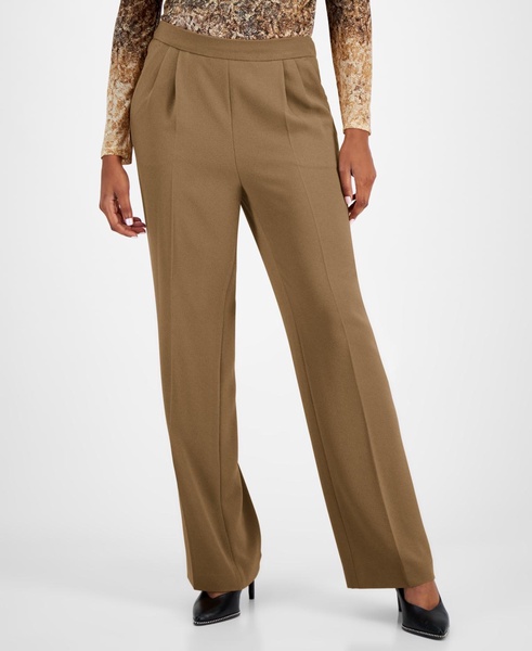 Women's High-Rise Wide-Leg Pants, Created for Macy's