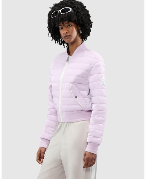Women's Cluza Reversable Quilted Bomber Jacket