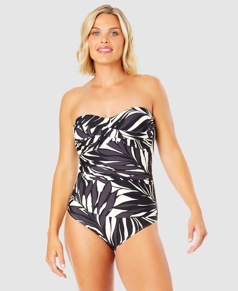 Women's Printed Twist-Front One-Piece Swimsuit