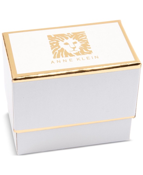 Two-Tone Crystal Charm Double-Row Cuff Bracelet