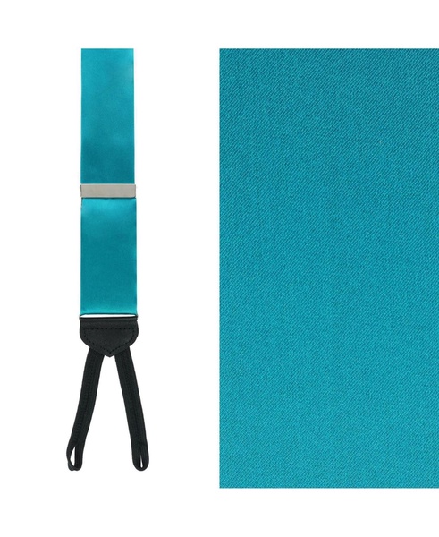 Men's Sutton Solid Color Silk Formal End Suspenders