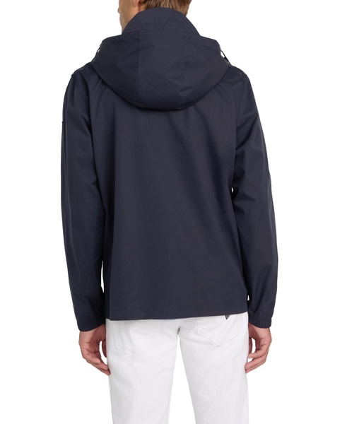 Men's Water Resistant Tech Stretch Hooded Windbreaker