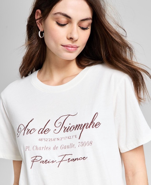 Women's Paris Graphic T-Shirt, Exclusively at Macy's
