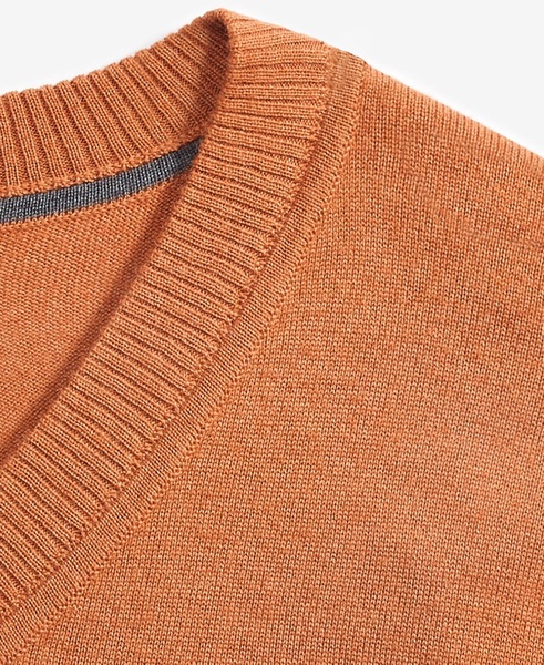 Men's Long-Sleeve V-Neck Merino Sweater, Created for Macy's