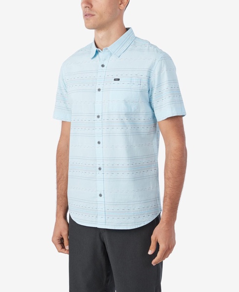 Men's Seafaring Stripe Short Sleeve Standard Shirt