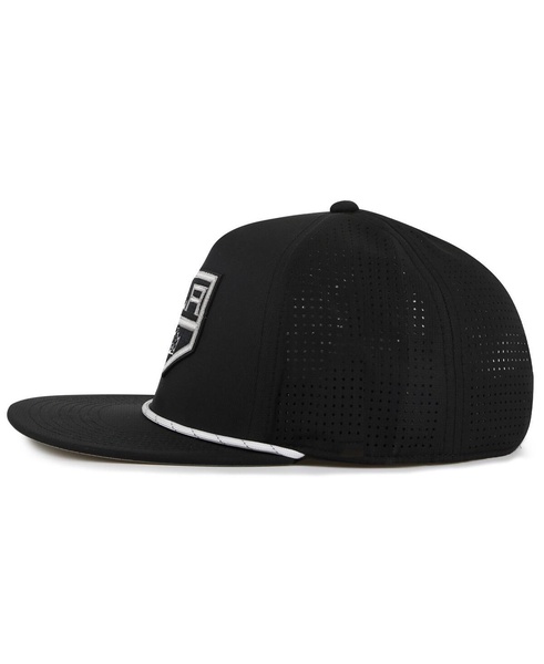Men's Black Los Angeles Kings Buxton Pro Tech Adjustable Hat